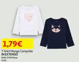 Auchan T-Shirt Manga Comprida IN EXTENSO promoção