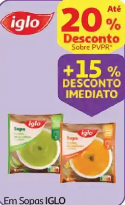 Auchan Em Sopas IGLO promoção