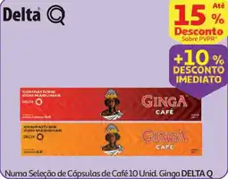 Auchan Numa Seleção de Cápsulas de Café 10 Unid. Ginga DELTA Q promoção