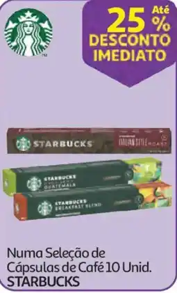 Auchan Numa Seleção de Cápsulas de Café 10 Unid. STARBUCKS promoção