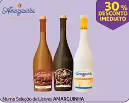 Auchan Numa Seleção de Licores AMARGUINHA promoção