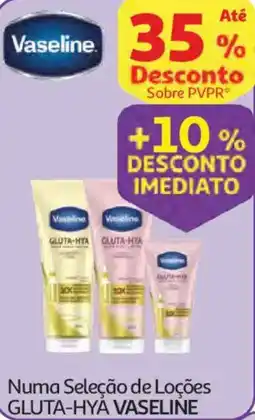 Auchan Numa Seleção de Loções GLUTA-HYA VASELINE promoção