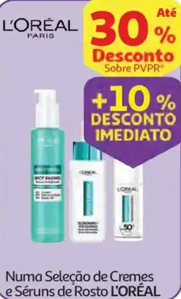 Auchan Numa Seleção de Cremes e Séruns de Rosto L'ORÉAL promoção
