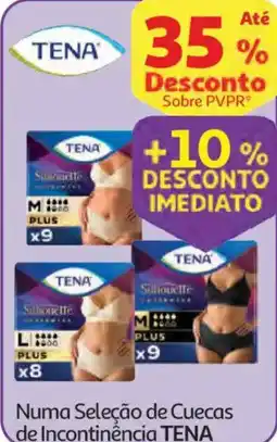 Auchan Numa Seleção de Cuecas de Incontinência TENA promoção