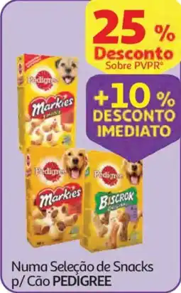 Auchan Numa Seleção de Snacks p/Cão PEDIGREE promoção