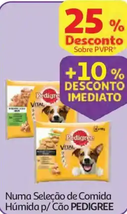 Auchan Numa Seleção de Comida Húmida p/ Cão PEDIGREE promoção
