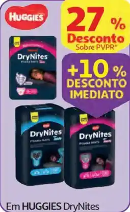 Auchan Em HUGGIES DryNites promoção