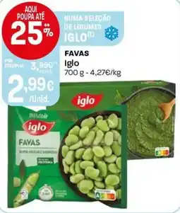 Intermarché Favas iglo promoção