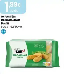 Intermarché 10 pastéis de bacalhau porsi promoção