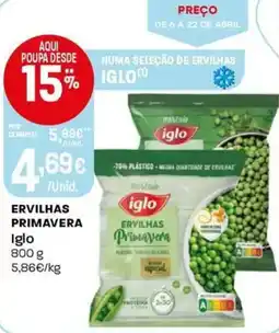 Intermarché Ervilhas primavera Iglo promoção