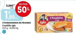 Intermarché 4 panadinhos de frango Capitão Iglo promoção