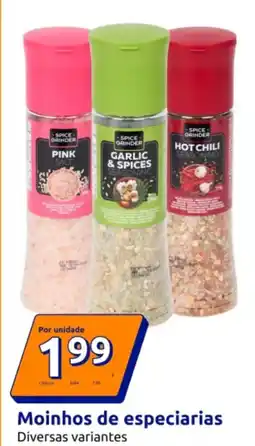 Action Moinhos de especiarias promoção