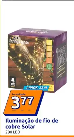 Action Iluminação de fio de cobre Solar promoção