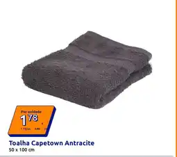 Action Toalha Capetown Antracite promoção