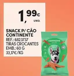 Continente Snack p/ cão continente ref.: 6823737 tiras crocantes promoção