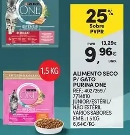 Continente Alimento seco p/gato purina one promoção