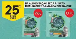 Continente Na alimentação seca p/gato dual nature da marca purina one promoção