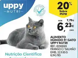 Continente Alimento humido p/gato uppy nutri promoção