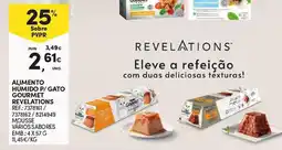 Continente Alimento húmido p/gato gourmet revelations promoção
