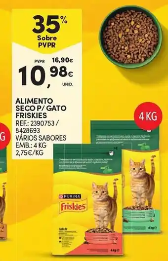 Continente ALIMENTO SECO P/GATO FRISKIES promoção