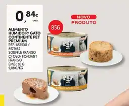 Continente Alimento humido p/gato continente pet premium promoção