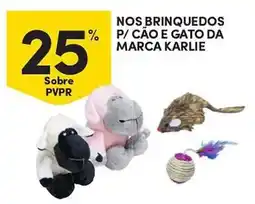 Continente Nos brinquedos p/ cão e gato da marca karlie promoção