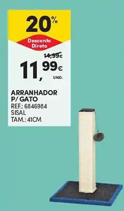 Continente Arranhador p/gato promoção