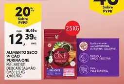 Continente Alimento seco p/ cao purina one promoção