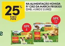 Continente Na alimentação húmida p/ cão da marca friskies promoção