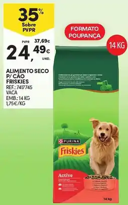 Continente Alimento seco p/ cao friskies promoção