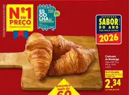 Lidl Croissant de Manteiga Cada promoção