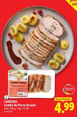 Lidl CANEIRA Lombo de Porco Assado promoção