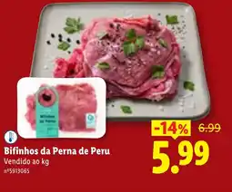 Lidl Bifinhos da Perna de Peru promoção