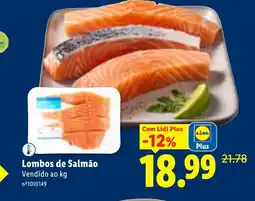 Lidl Lombos de Salmão promoção
