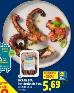 Lidl OCEAN SEA Tentáculos de Pota promoção
