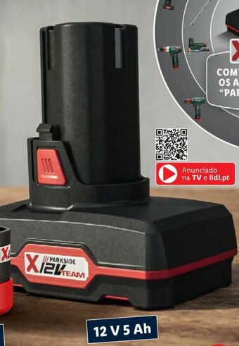 Lidl Parkside Bateria 12V 5Ah promoção