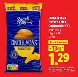Lidl SNACK DAY Batata Frita Ondulada XXL promoção