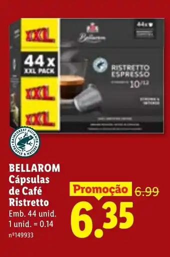 Lidl BELLAROM Cápsulas de Café Ristretto promoção