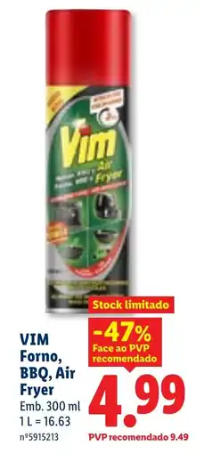 Lidl VIM Forno, BBQ, Air Fryer promoção