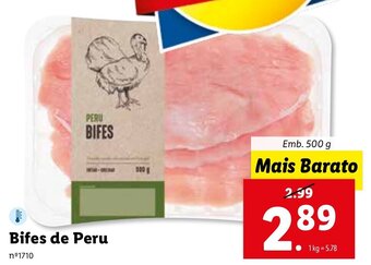 Bifes de Peru 500g