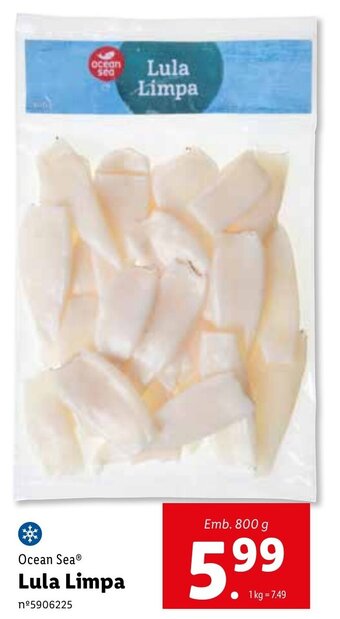 Lidl Ocean Sea Lula Limpa 800g promoção