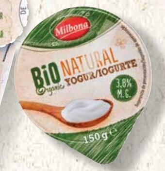 Lidl Milbona Bio Iogurte Natural 150g promoção