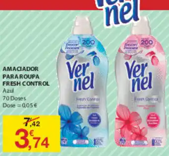 E.Leclerc Amaciador para Roupa Fresh Control 70 Doses promoção