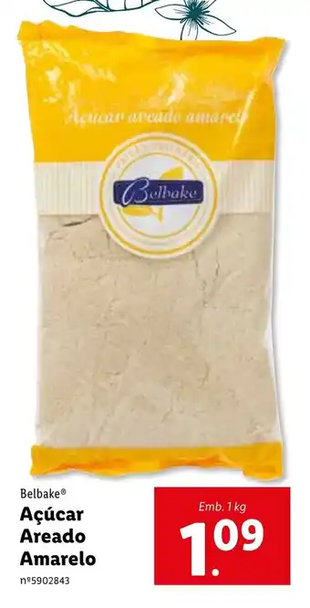 Lidl Belbake Açúcar Areado Amarelo 1kg promoção