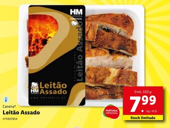 Lidl Caneira Leitão Assado 550g promoção