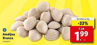 Lidl Amêijoa Branca promoção
