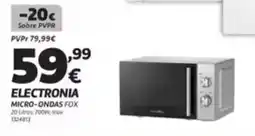 Radio Popular Electronia micro-ondas fox promoção
