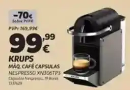 Radio Popular Krups maq. cafe capsulas nespresso promoção