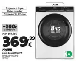 Radio Popular Haier máq. lavar roupa promoção