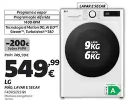 Radio Popular Lg maq, lavar e secar promoção
